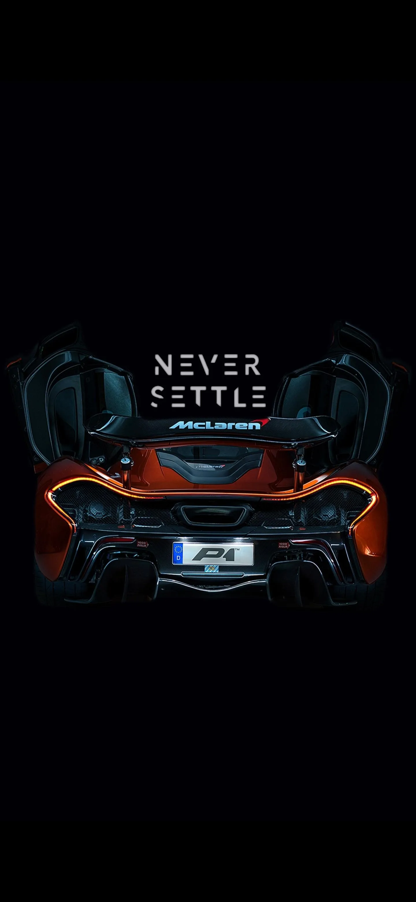 Cool Sports Car Night Drive Wallpaper for Mobile Phone