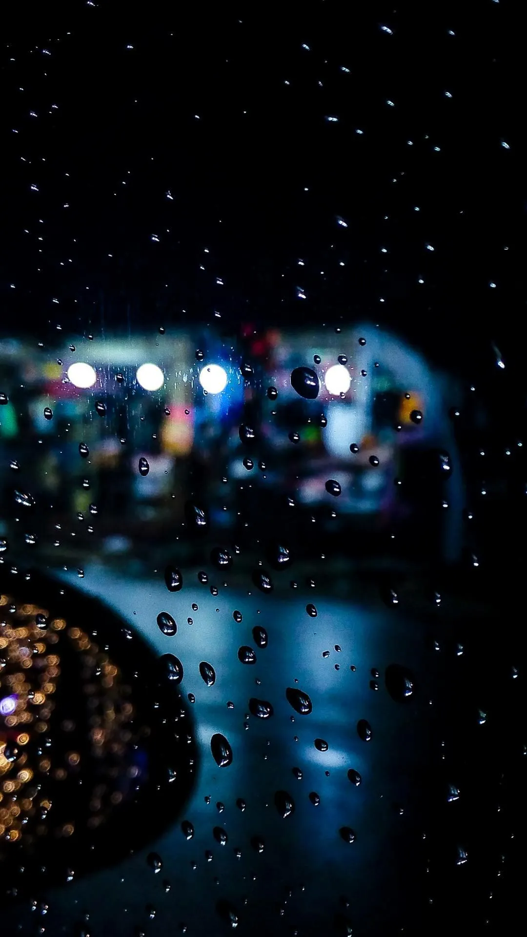 Cosmic Galaxy City Lights and Reflections at Night