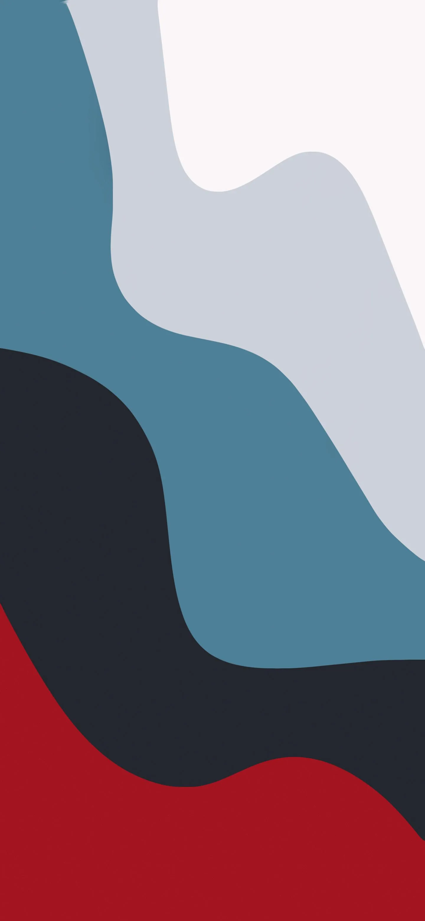 Curved Color Pattern Abstract Wallpaper for Mobile