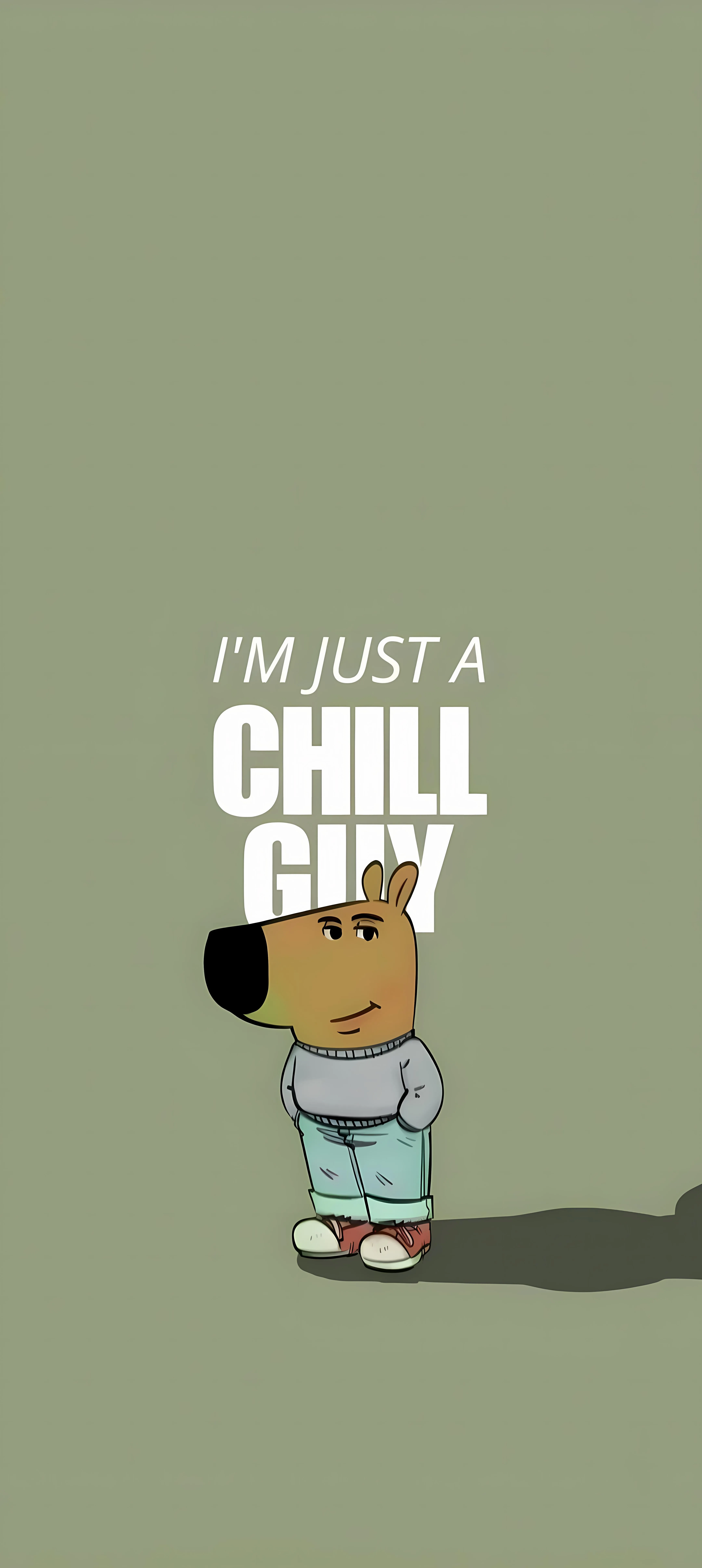 Cute Character Relaxing with Calm Chill Day Vibes Wallpaper