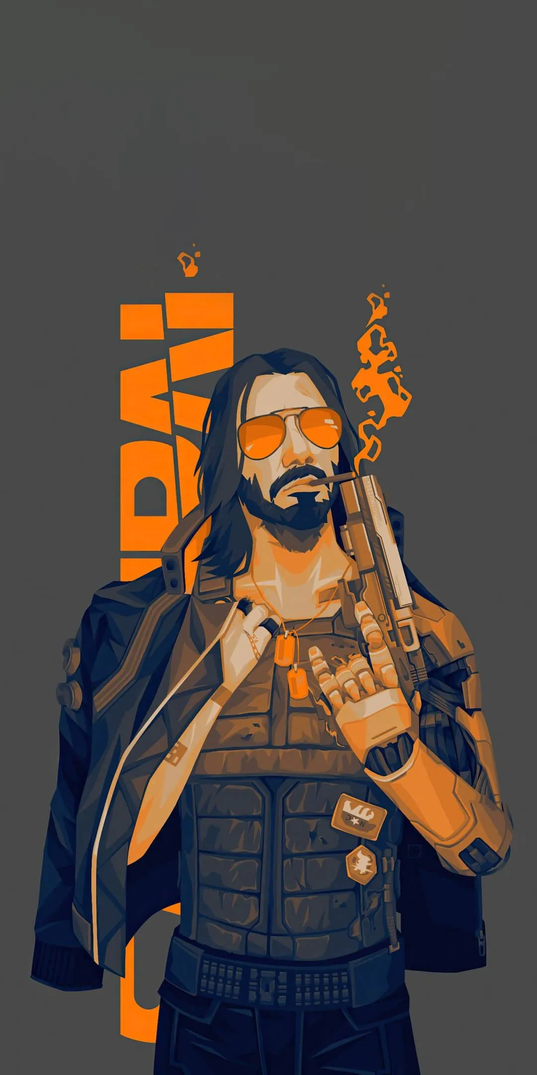 Cyberpunk Warrior with Futuristic Style and Attitude