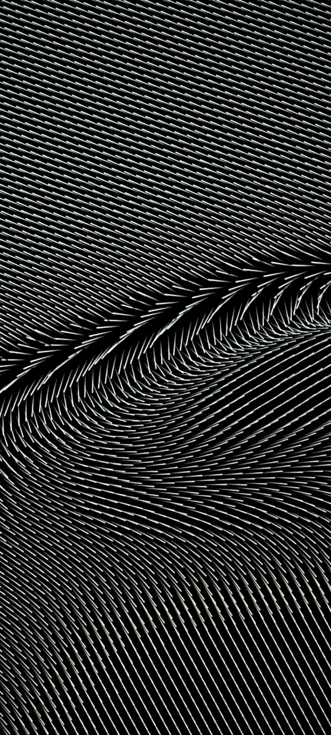Dark Abstract Waves on Black Carbon Fiber Background