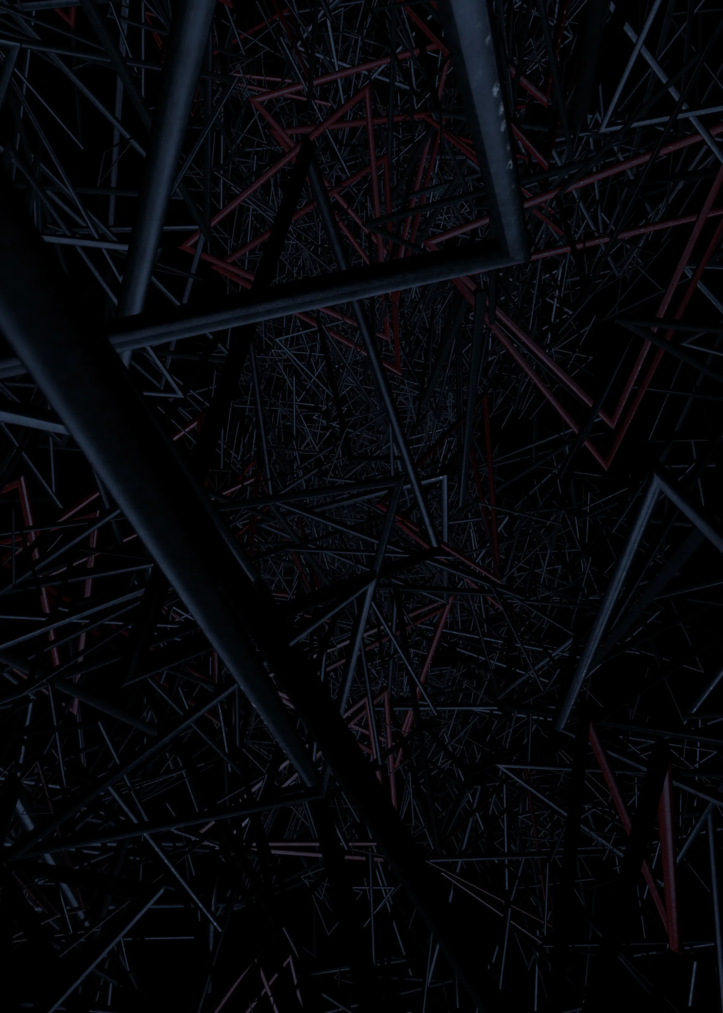 Dark Abstract Web Pattern with Mysterious Texture Wallpaper