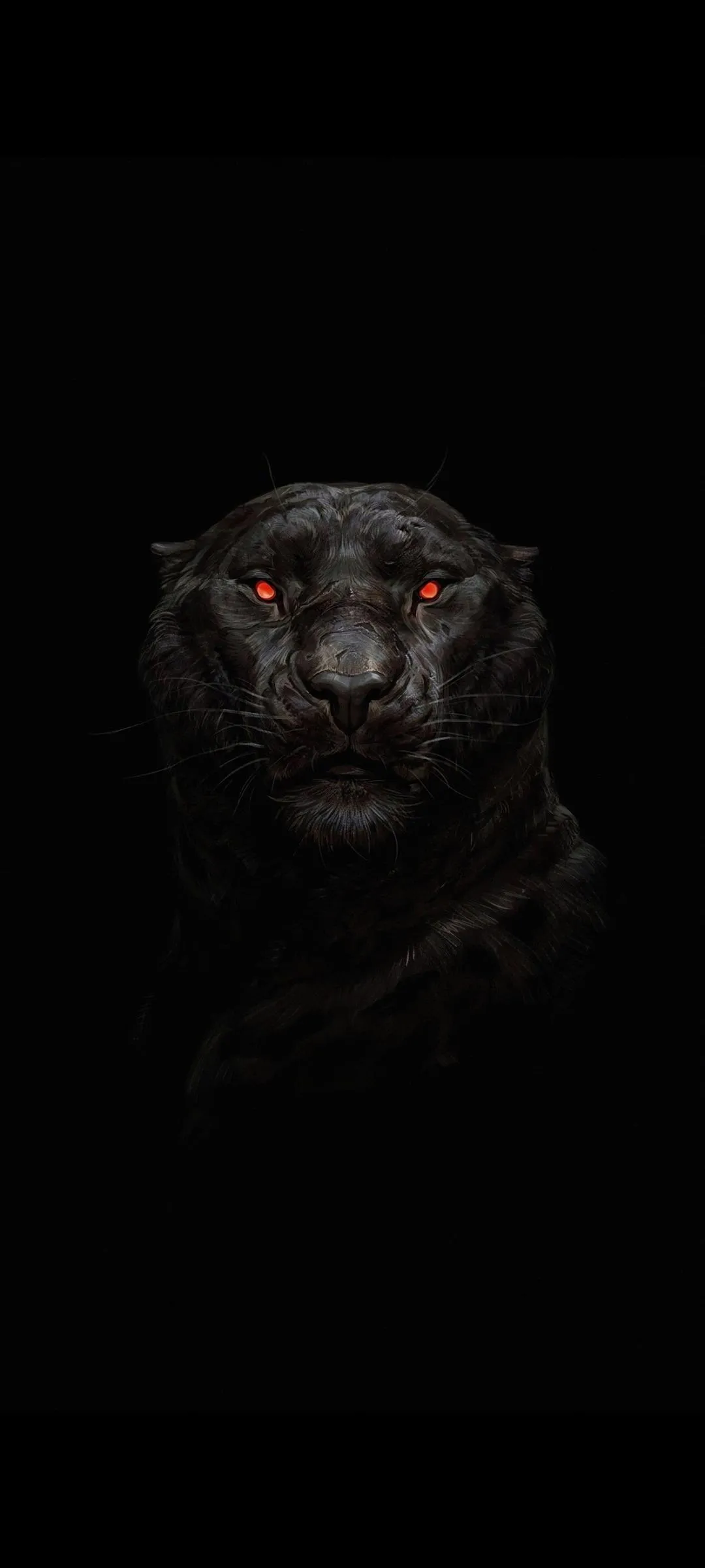 Dark Artistic Panther Wallpaper for Modern Phones HD