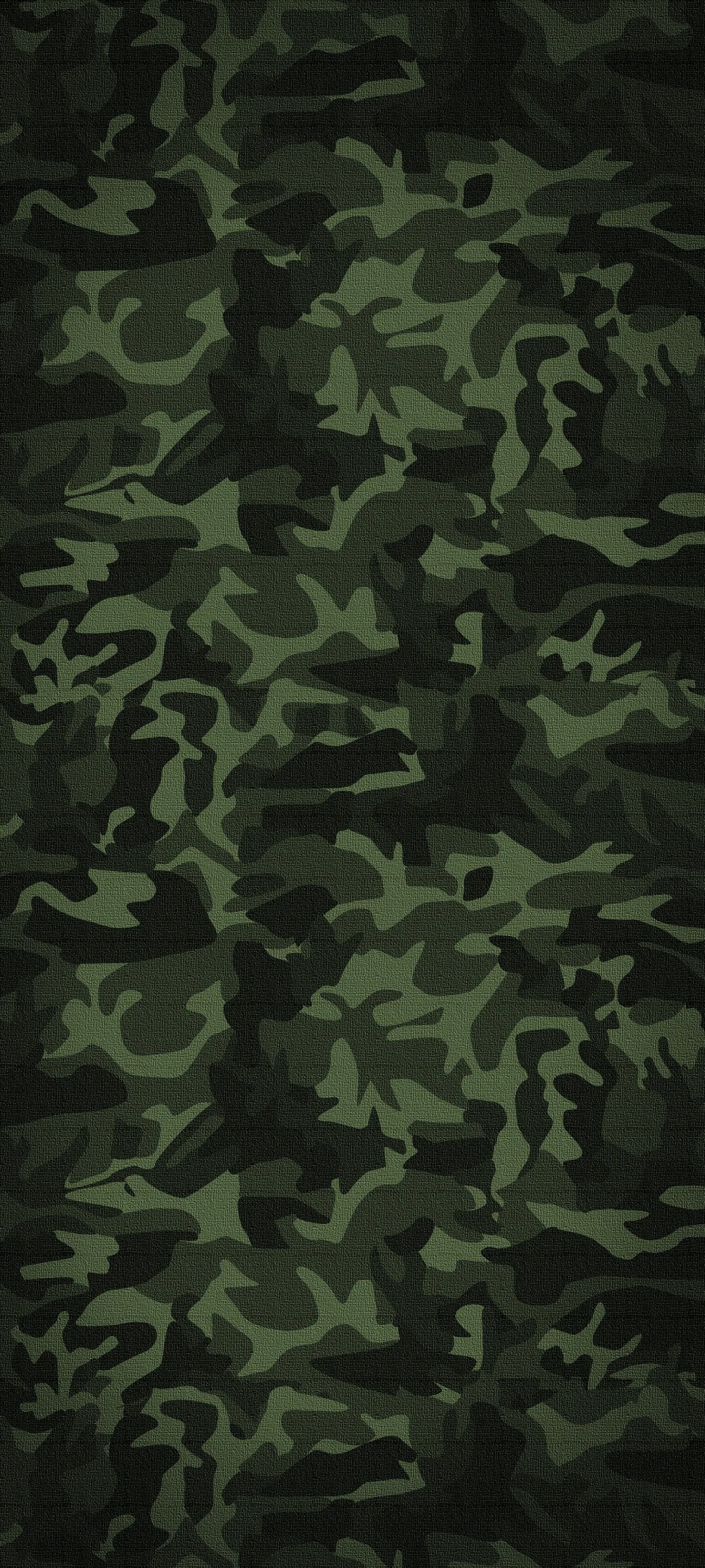 Dark Camouflage Pattern with Green and Black Shades