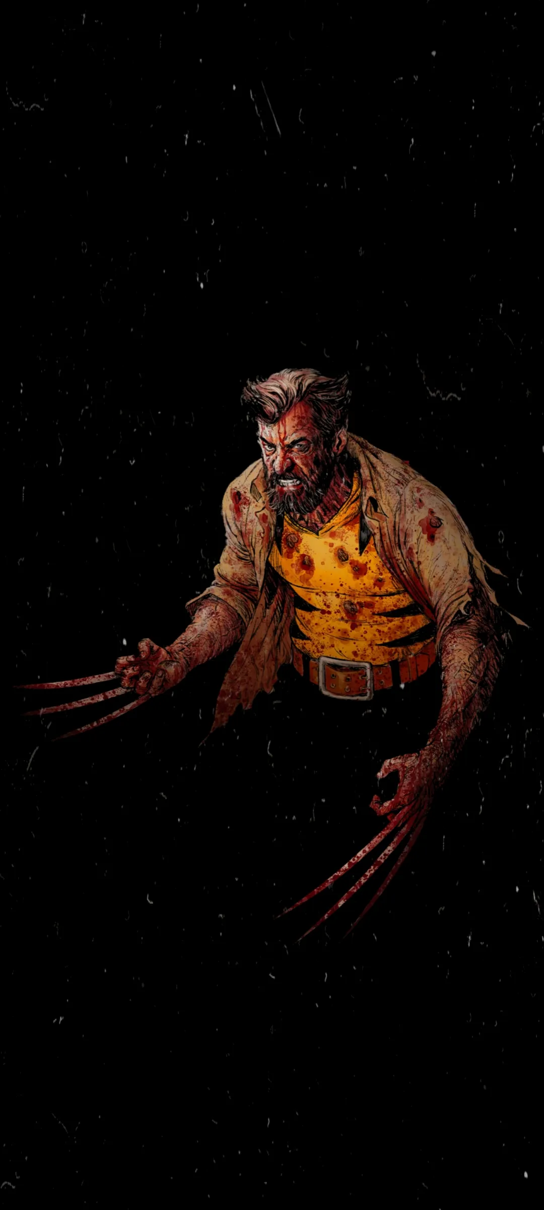 Dark Dramatic Portrait Mood for iPhone 13 Pro Max Wallpaper