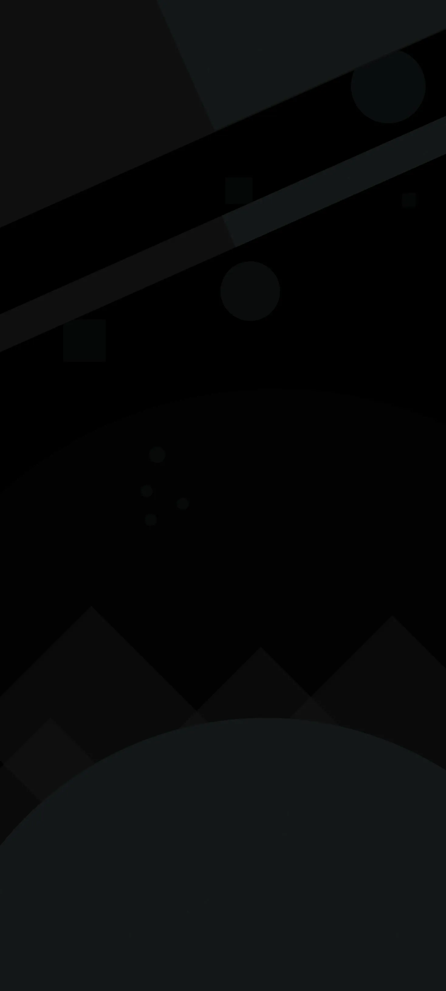 Dark Geometric Mountain Shapes in Night Light Wallpaper