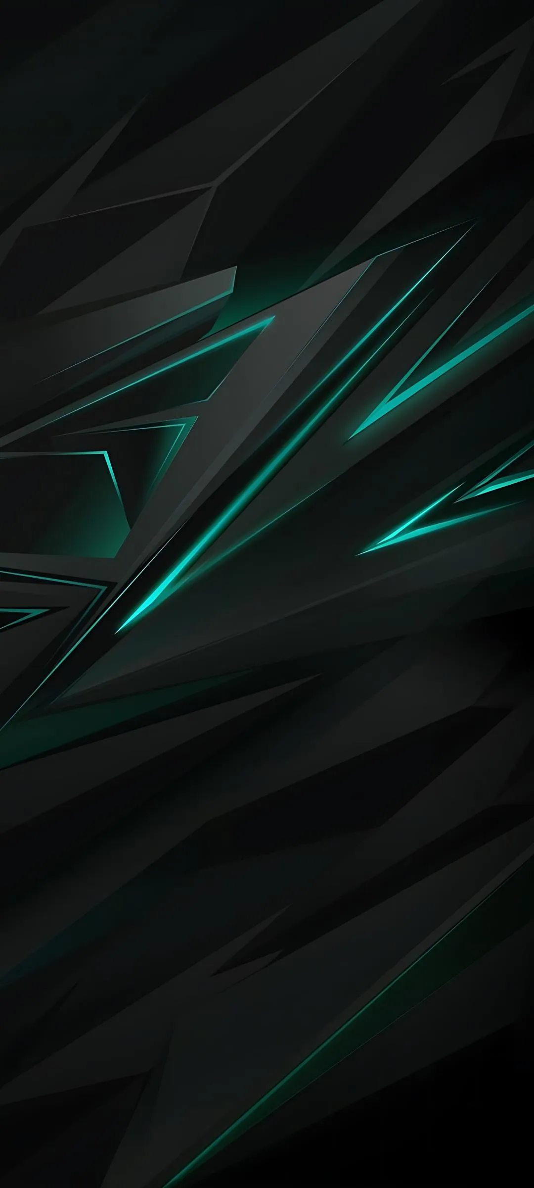 Dark Green Line Abstract HD Wallpaper for Mobile Use