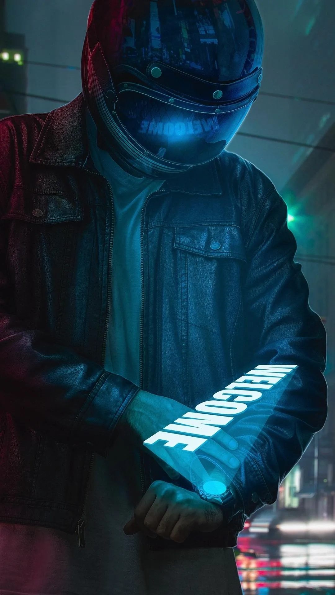 Dark Hacker Character with Code free Mobile Wallpaper
