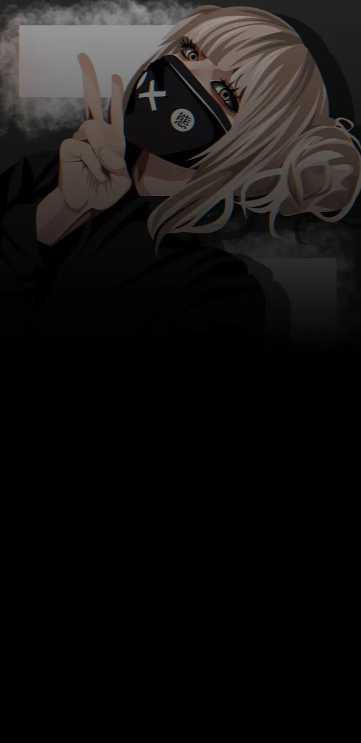 Dark Mysterious Masked Character Aesthetic Wallpaper