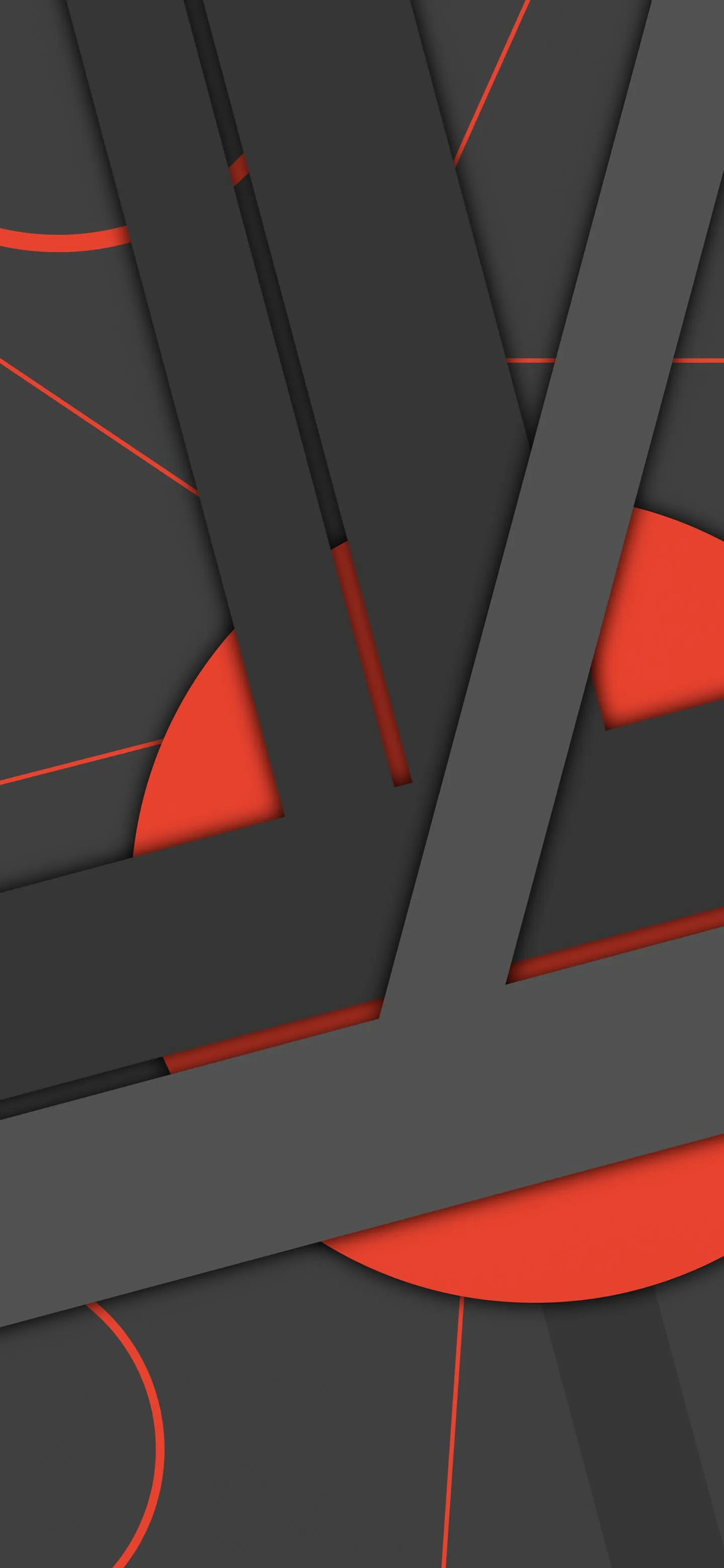 Dark Red Geometric Mobile Wallpaper Design Theme 4K