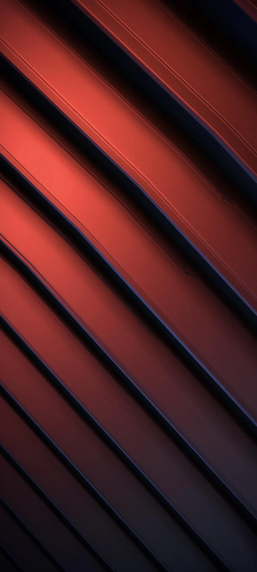 Dark Red Metallic Stripes Forming Futuristic Look Wallpaper