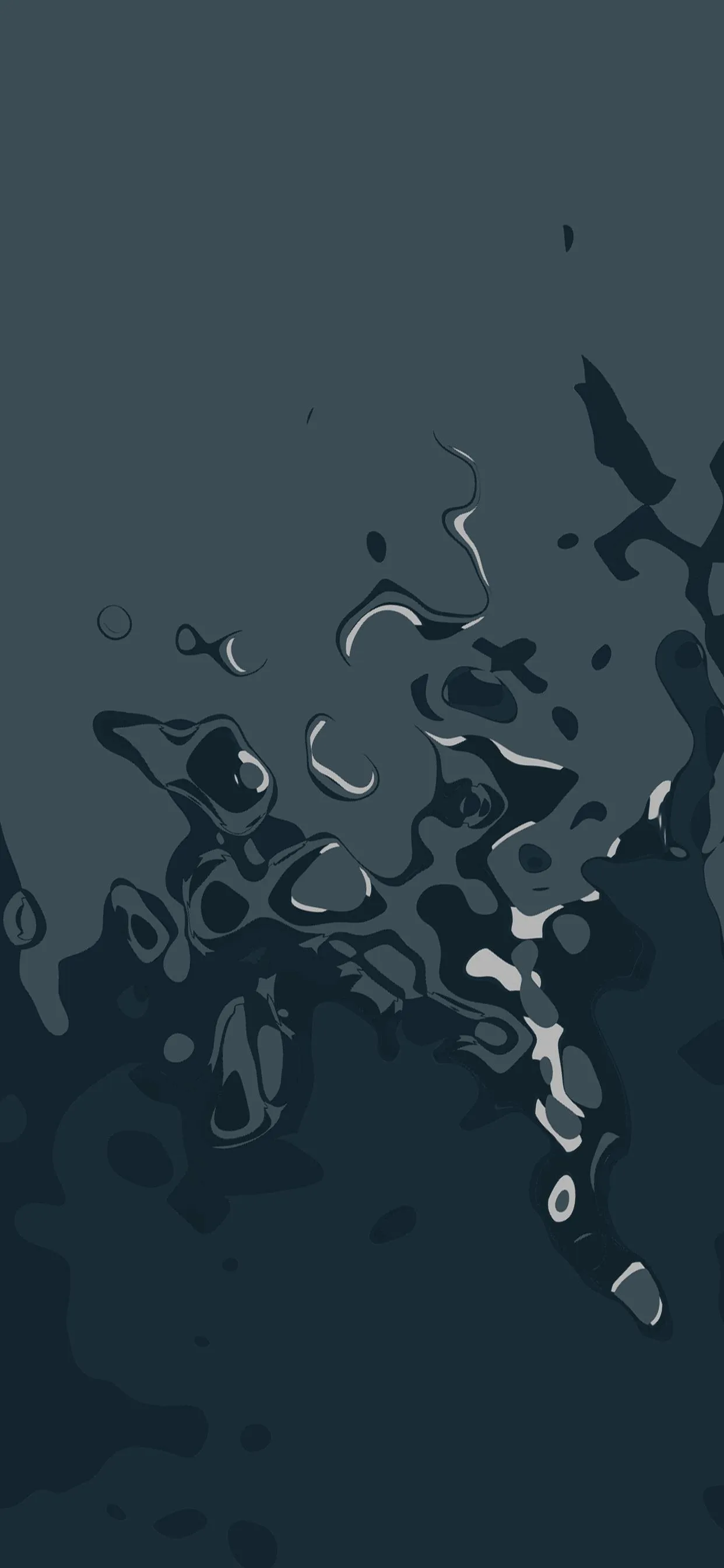 Dark Splash Ink Abstract Mobile Background Art Wallpaper