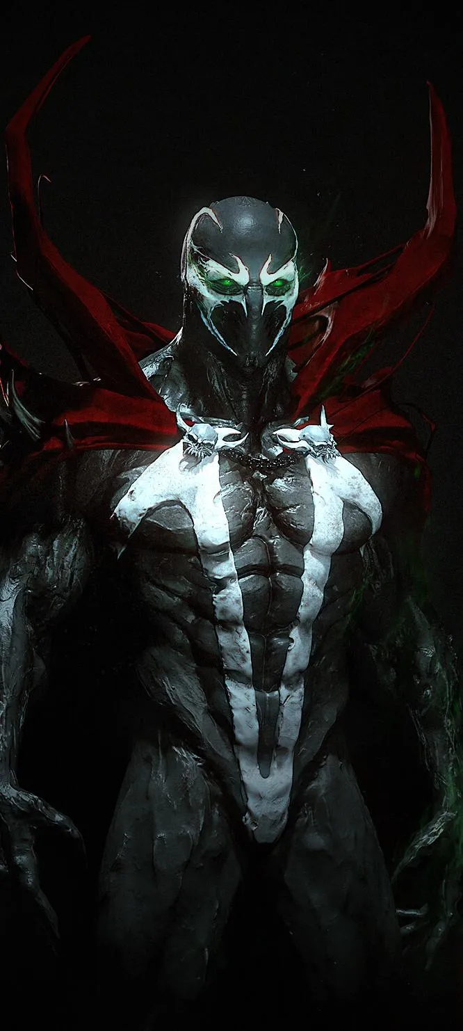 Dark Superhero Style Metallic Character Free Wallpaper