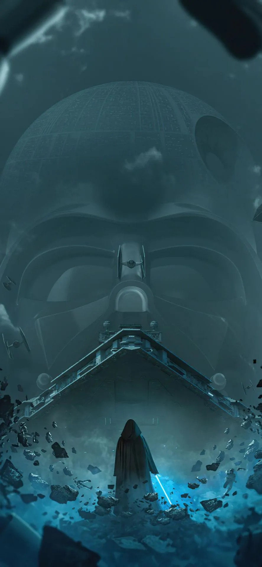 Dark Warrior Confronts the Shadow of Galactic Power