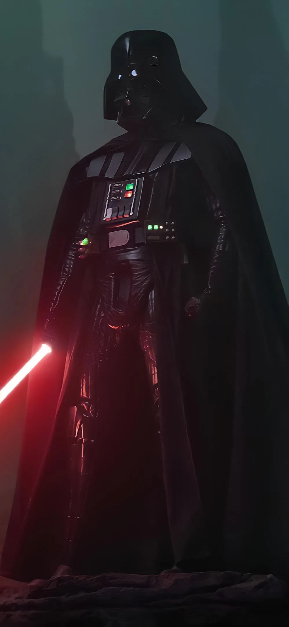 Dark Warrior with Red Sword Cinematic Artwork Wallpaper