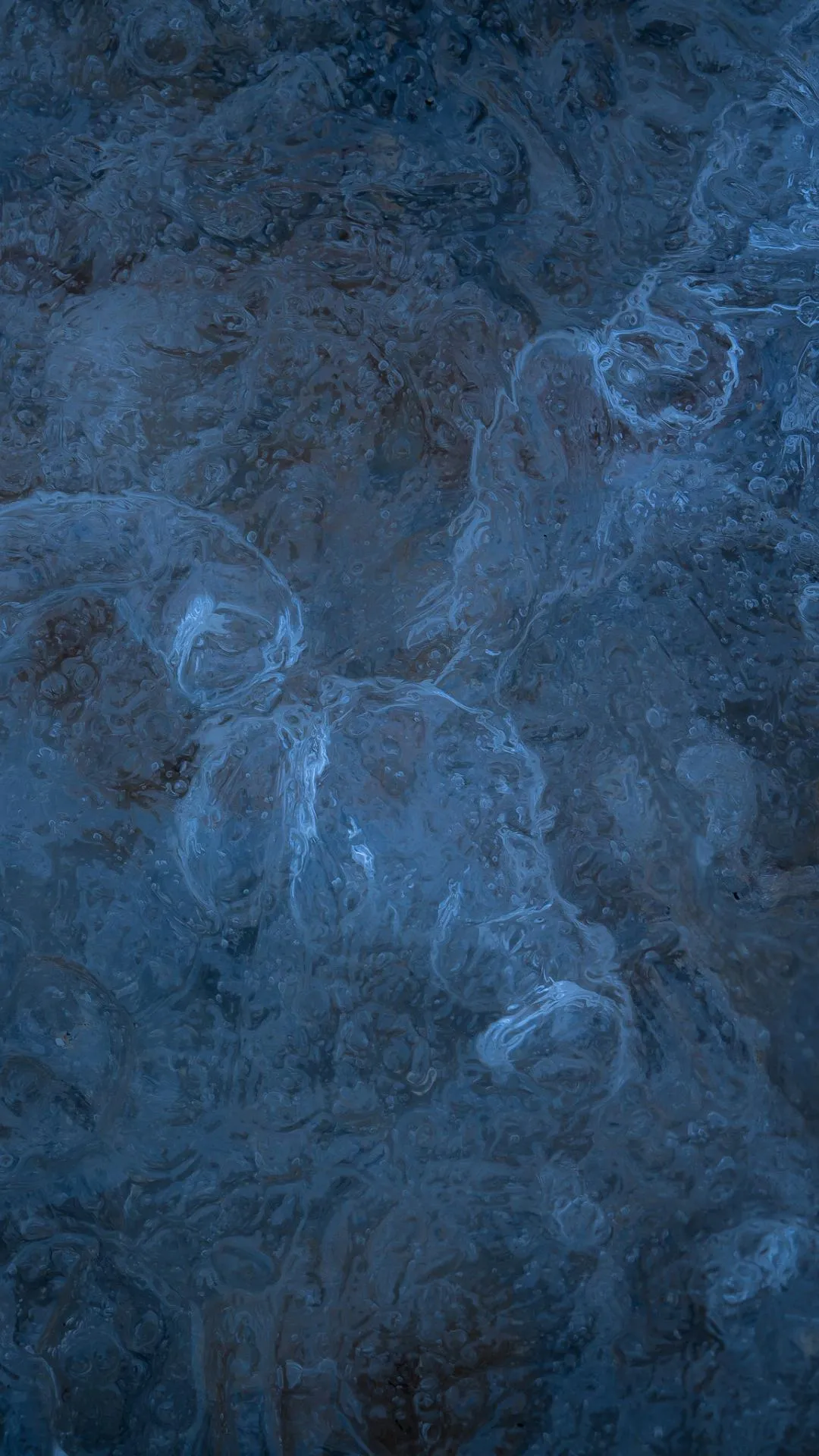 Deep Blue Stone Texture Forming Abstract Natural Pattern