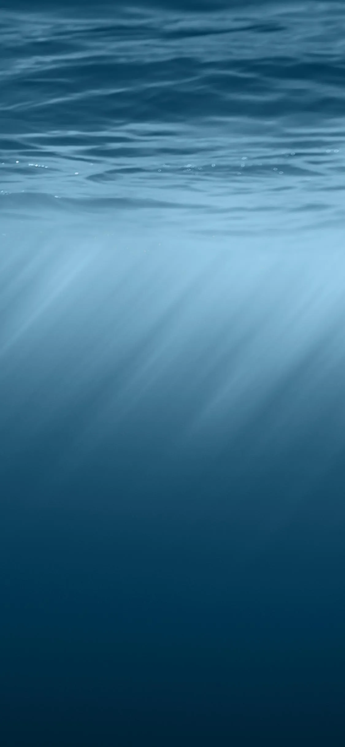 Deep Ocean Waves Minimal Background Mobile Wallpaper