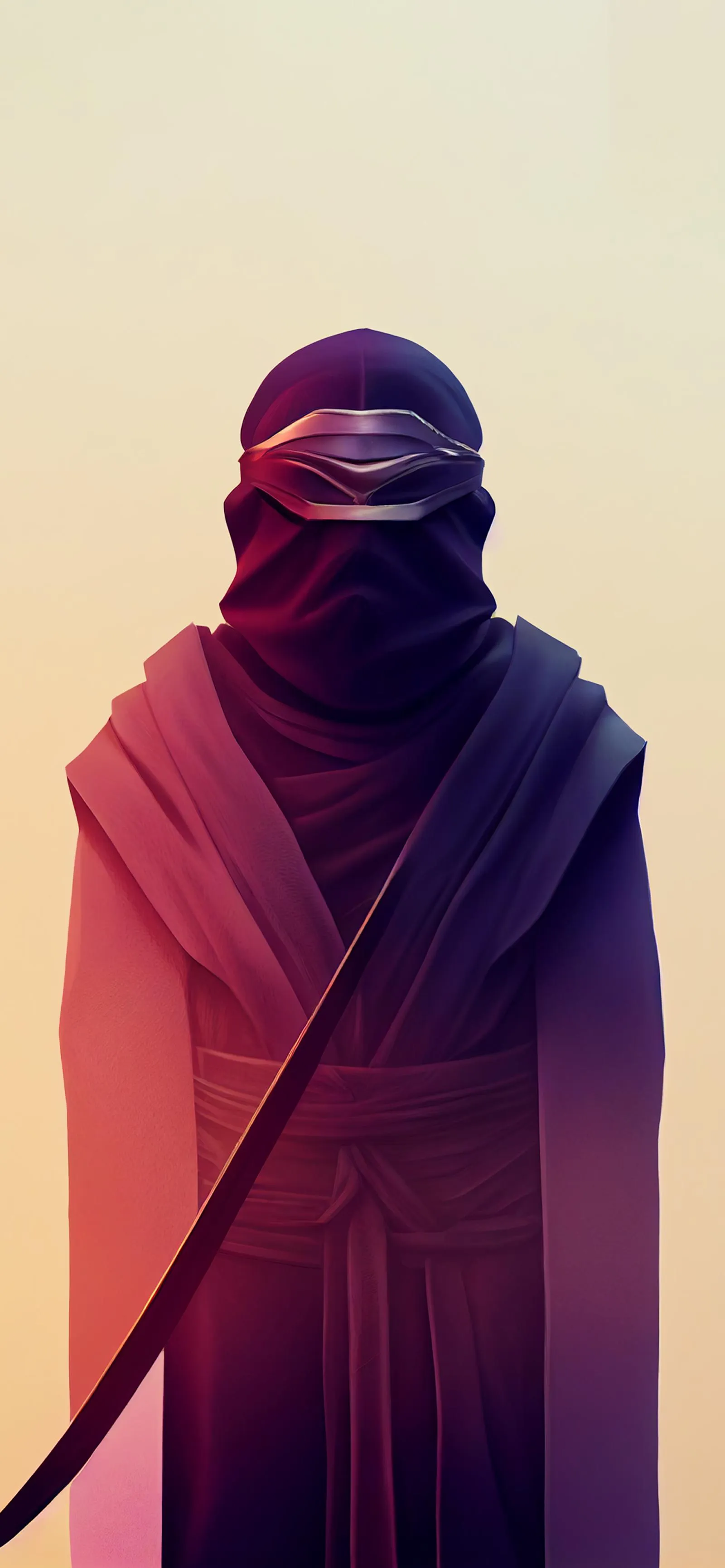 Desert Nomad Silhouette Wallpaper for Your Phone Image