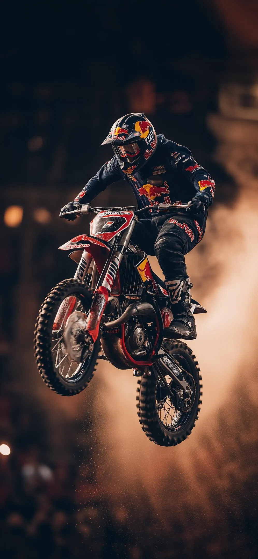 Dirt Bike Rider in Motion Action Sports Adventure Moment