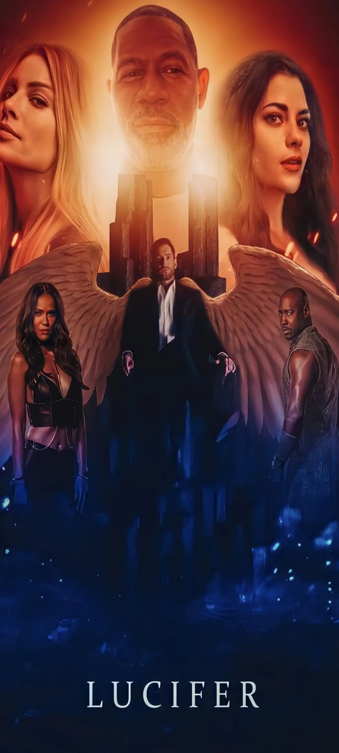 Dramatic Fantasy Character Poster for Dark Wallpaper