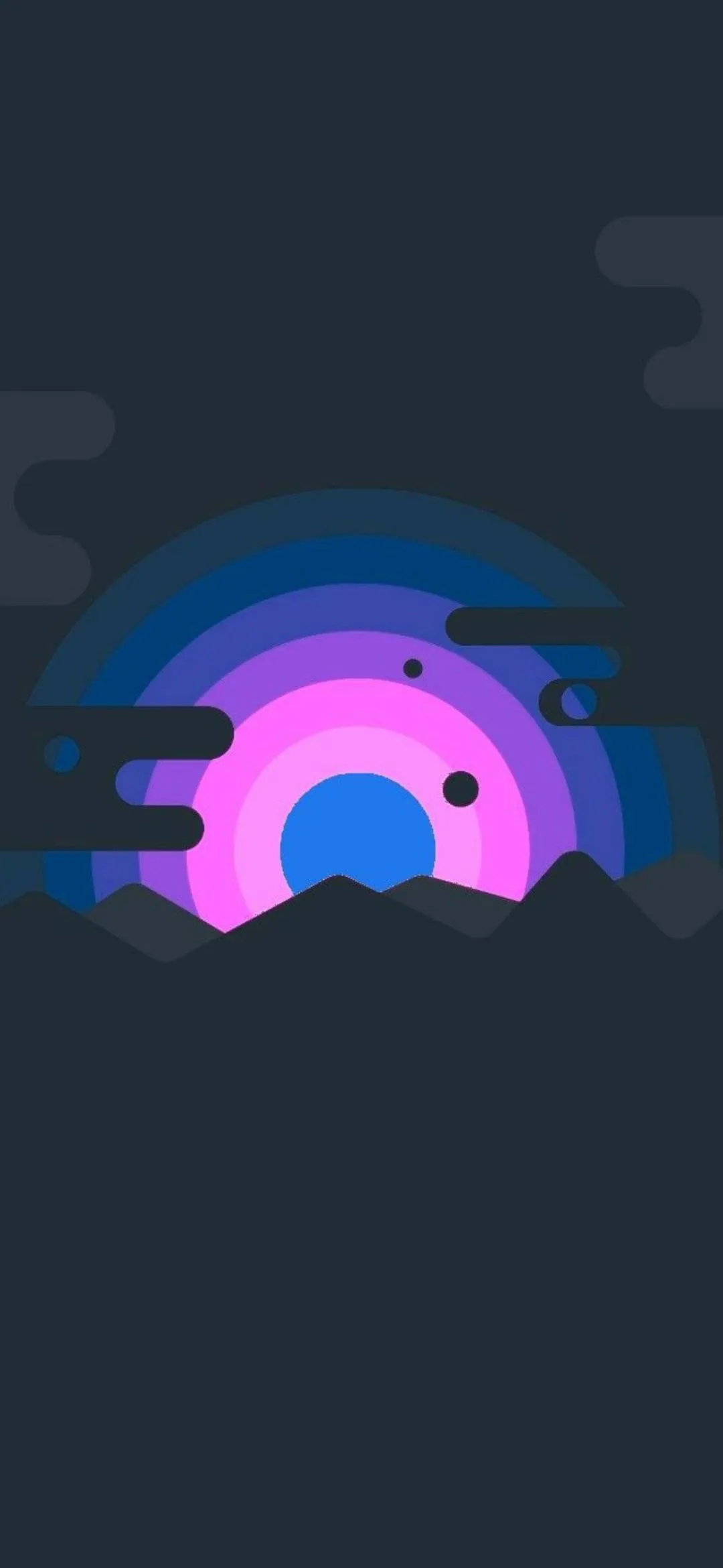 Dreamy Sunset and Mountain View Mobile Wallpaper for Phones