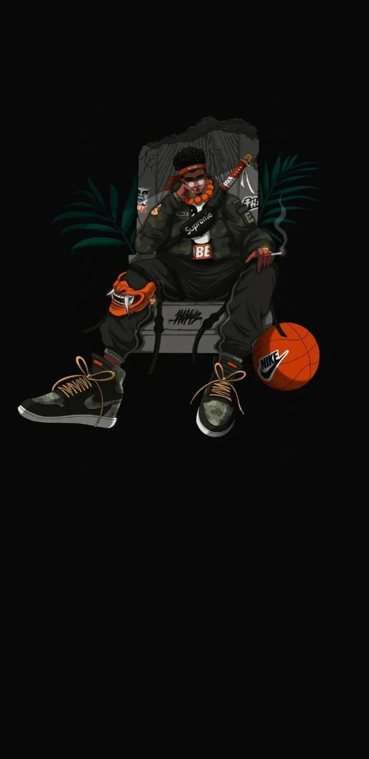 Dynamic Basketball Art for Sports Lovers Wallpaper