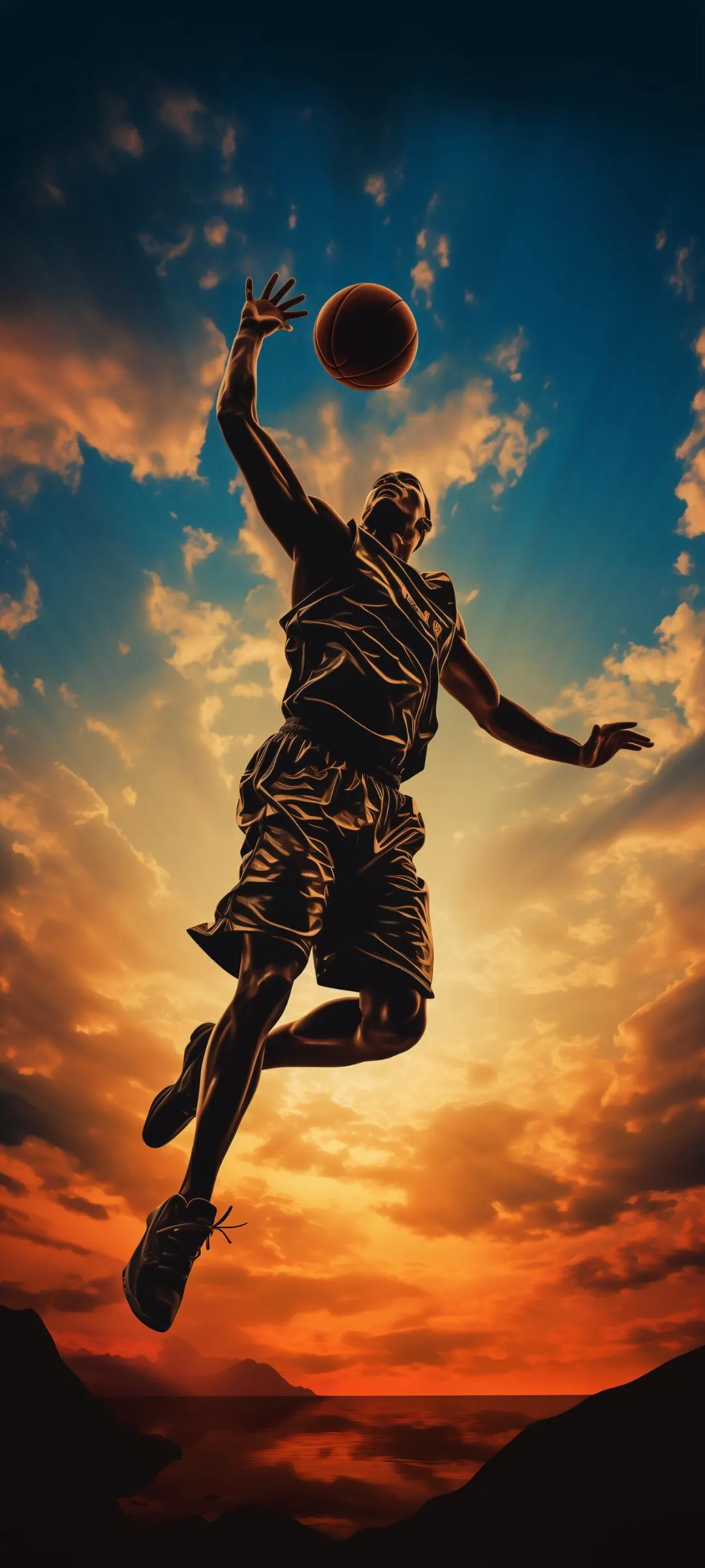Dynamic Basketball Motion for Energetic Phone Theme