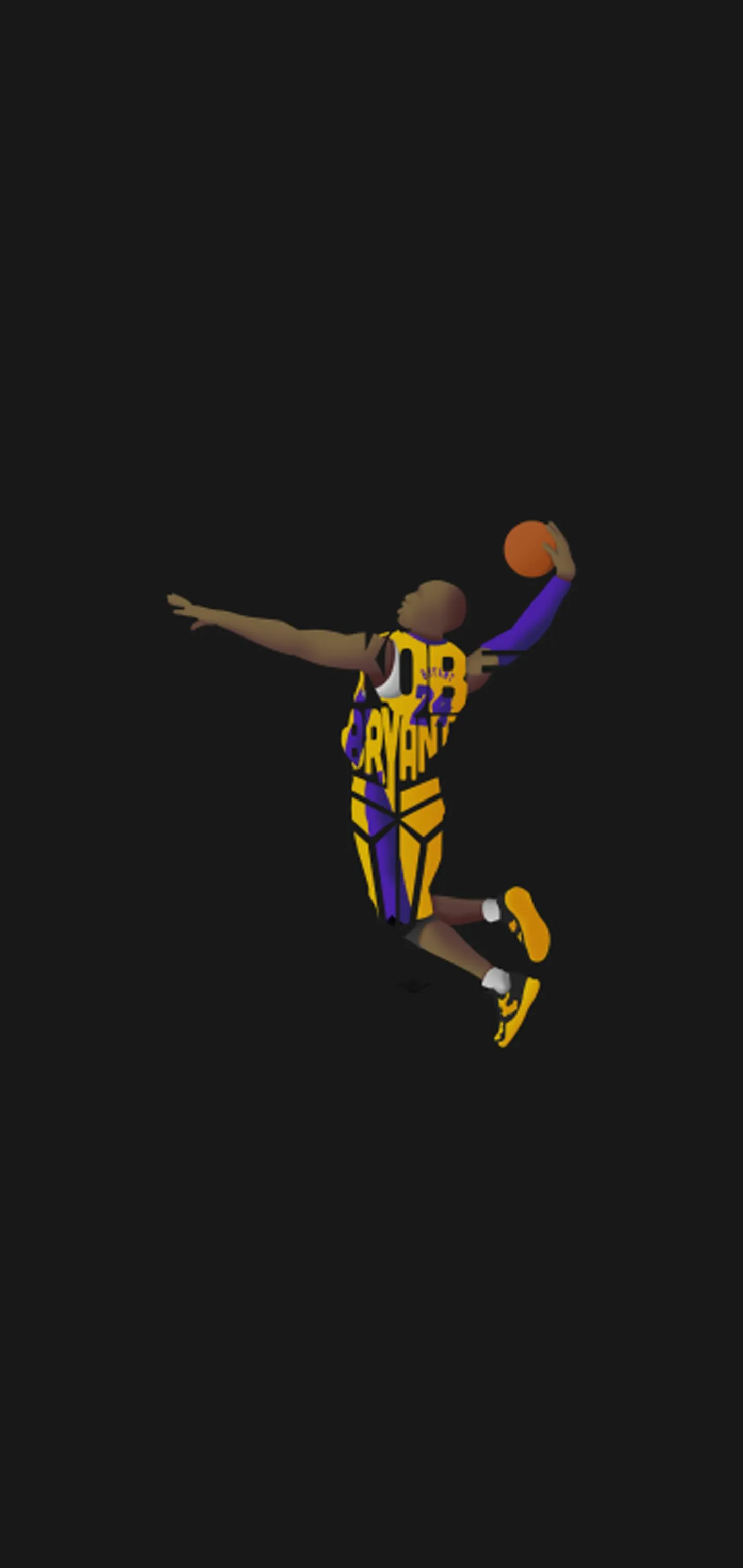 Dynamic Basketball Player Mid Air Sports Art Wallpaper