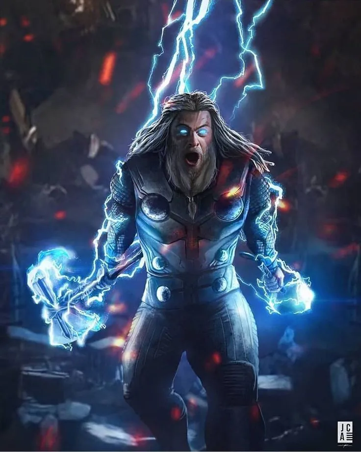 Electric Power Hero Lightning Storm Phone Theme Wallpaper