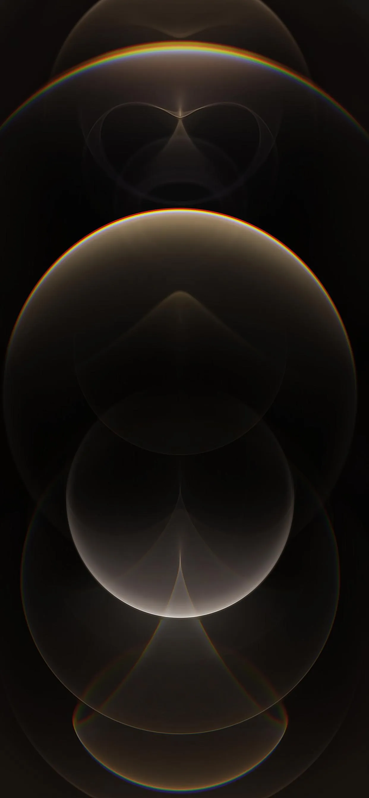 Elegant Abstract Circles Mobile Background Art Wallpaper