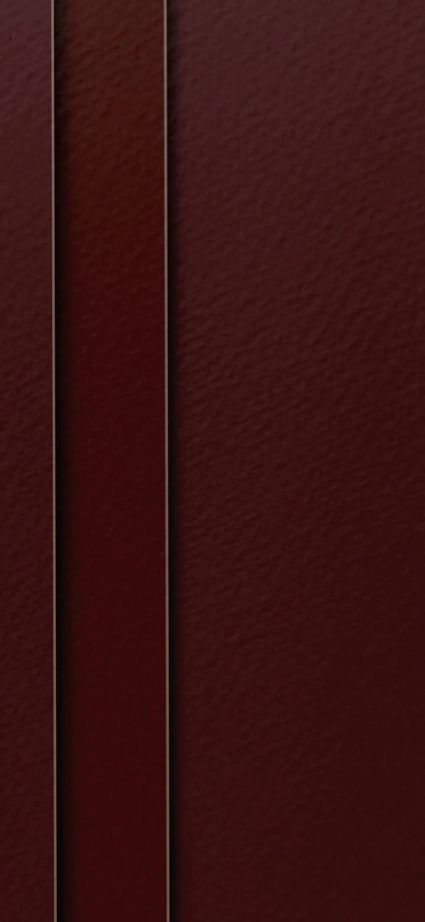 Elegant Dark Red Leather Texture Vertical Stripes Wallpaper