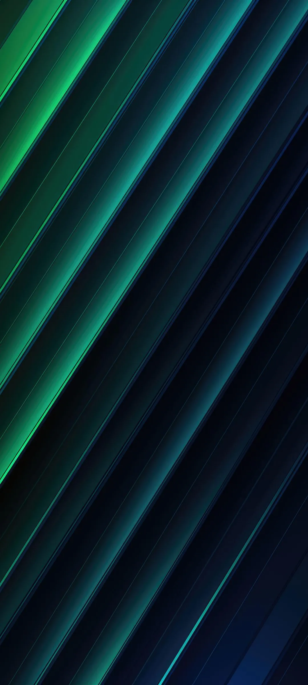 Elegant Green Black Lines for Premium Mobile Display