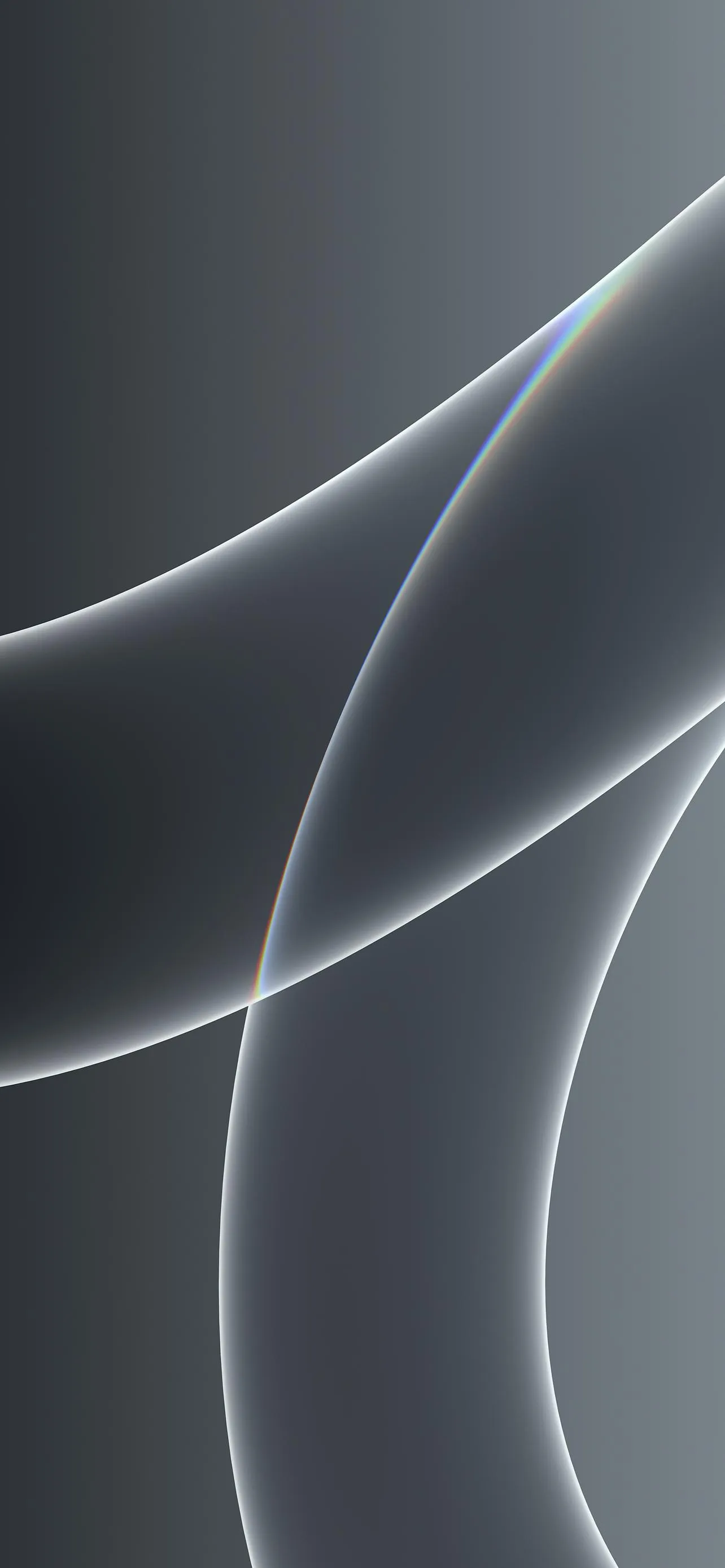 Elegant Grey Curves Abstract Wallpaper for Android Phones
