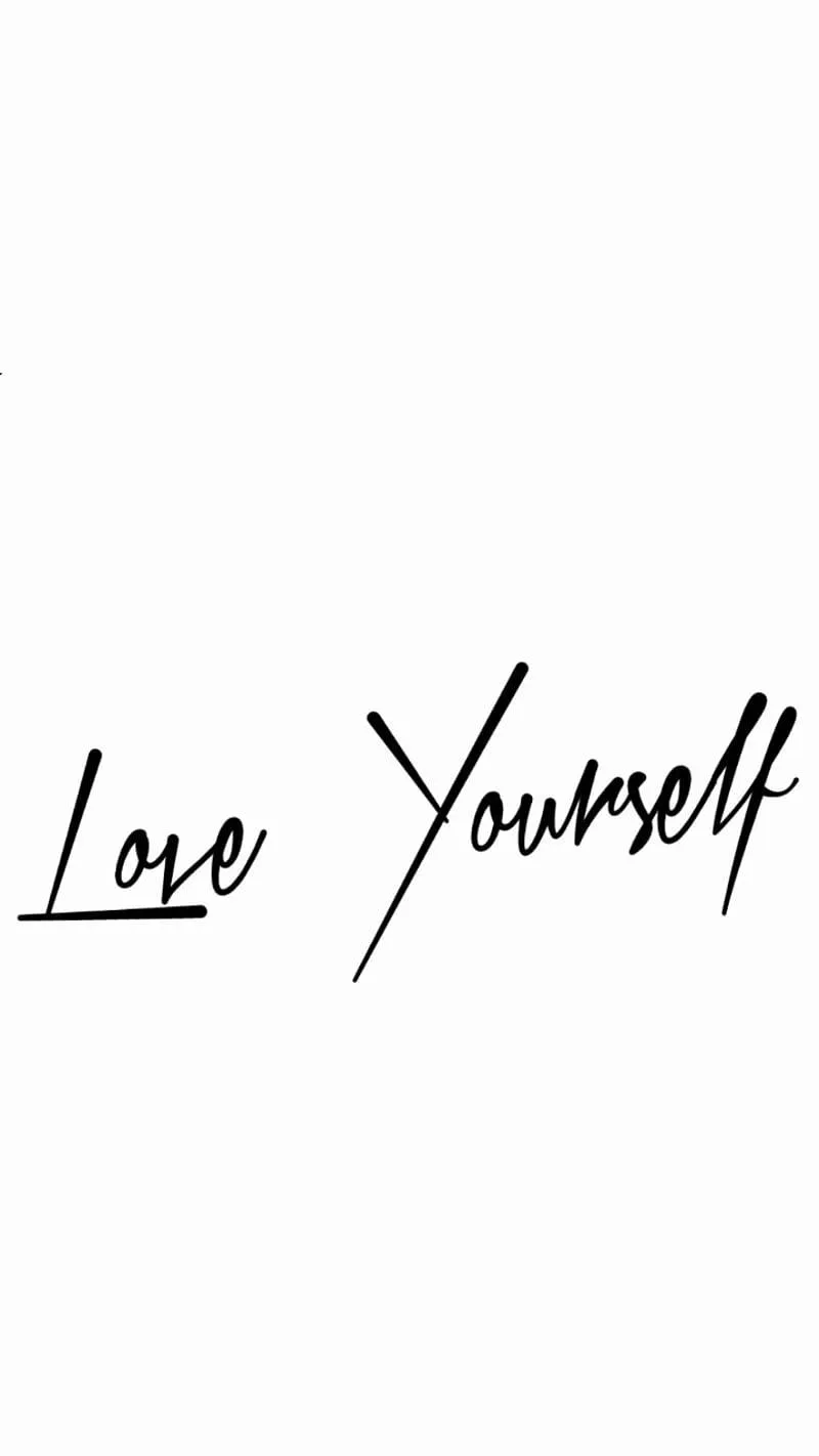 Elegant Love Yourself Quote Inspiring Confidence and Care