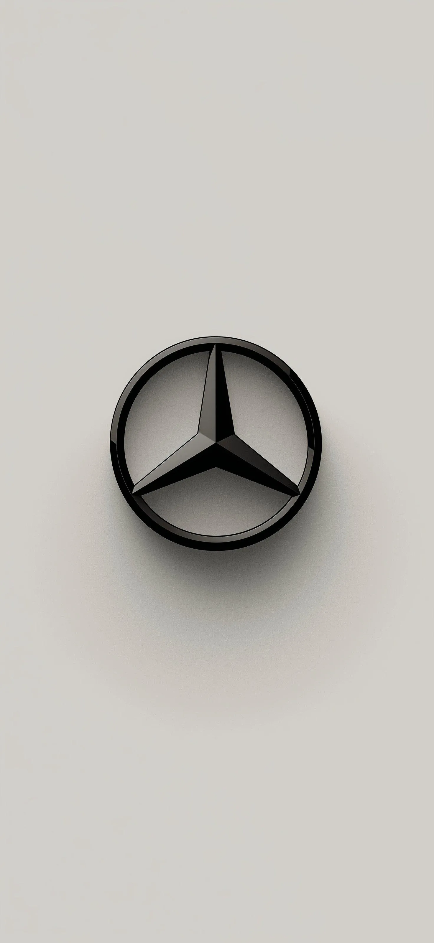 Elegant Mercedes Inspired Minimal Grey Mobile Design