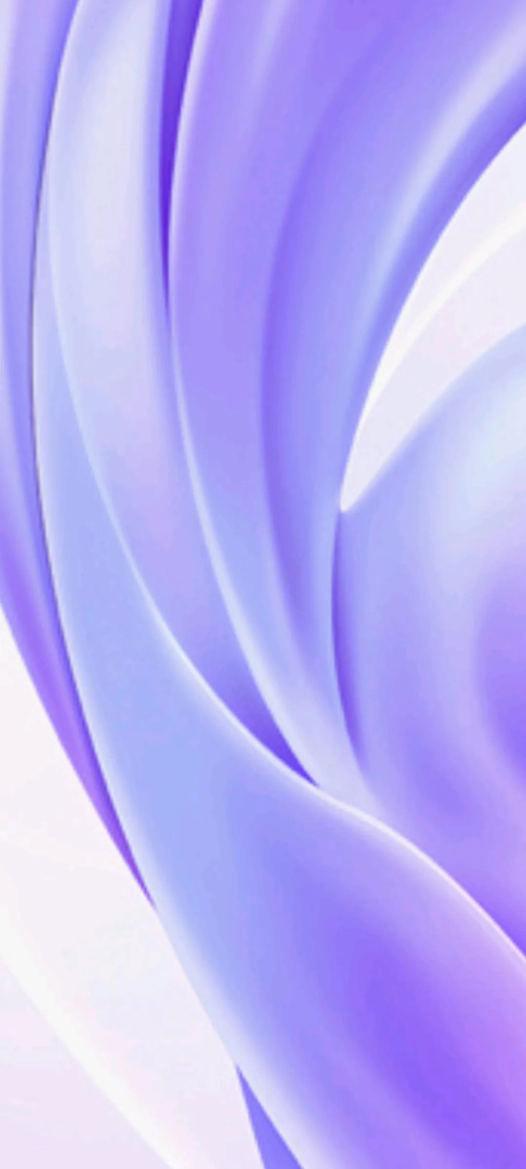 Elegant Purple Wave Minimal Abstract Wallpaper for Mobile