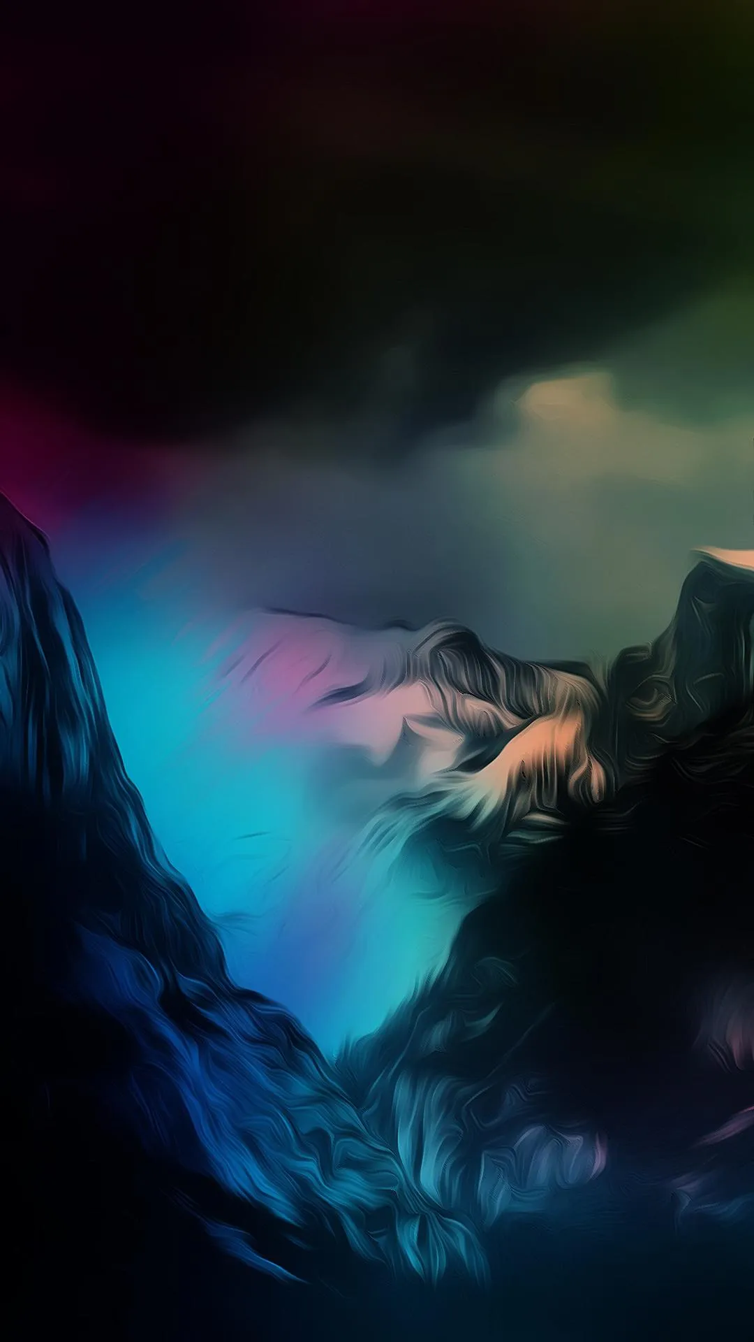 Fantasy Abstract Landscape Dreamy Phone Art Wallpaper