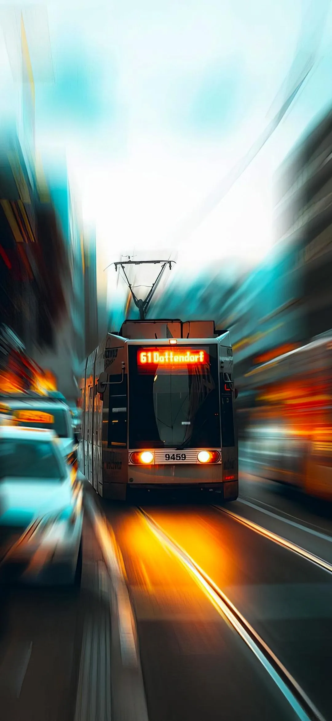 Fast Motion City Lights Captured in Speed Photography