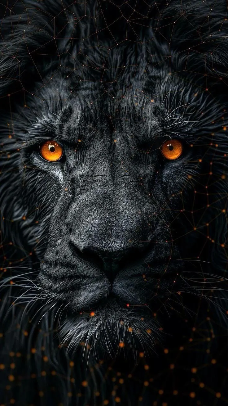 Fierce Majestic Lion Eyes for Bold Animal Wallpaper