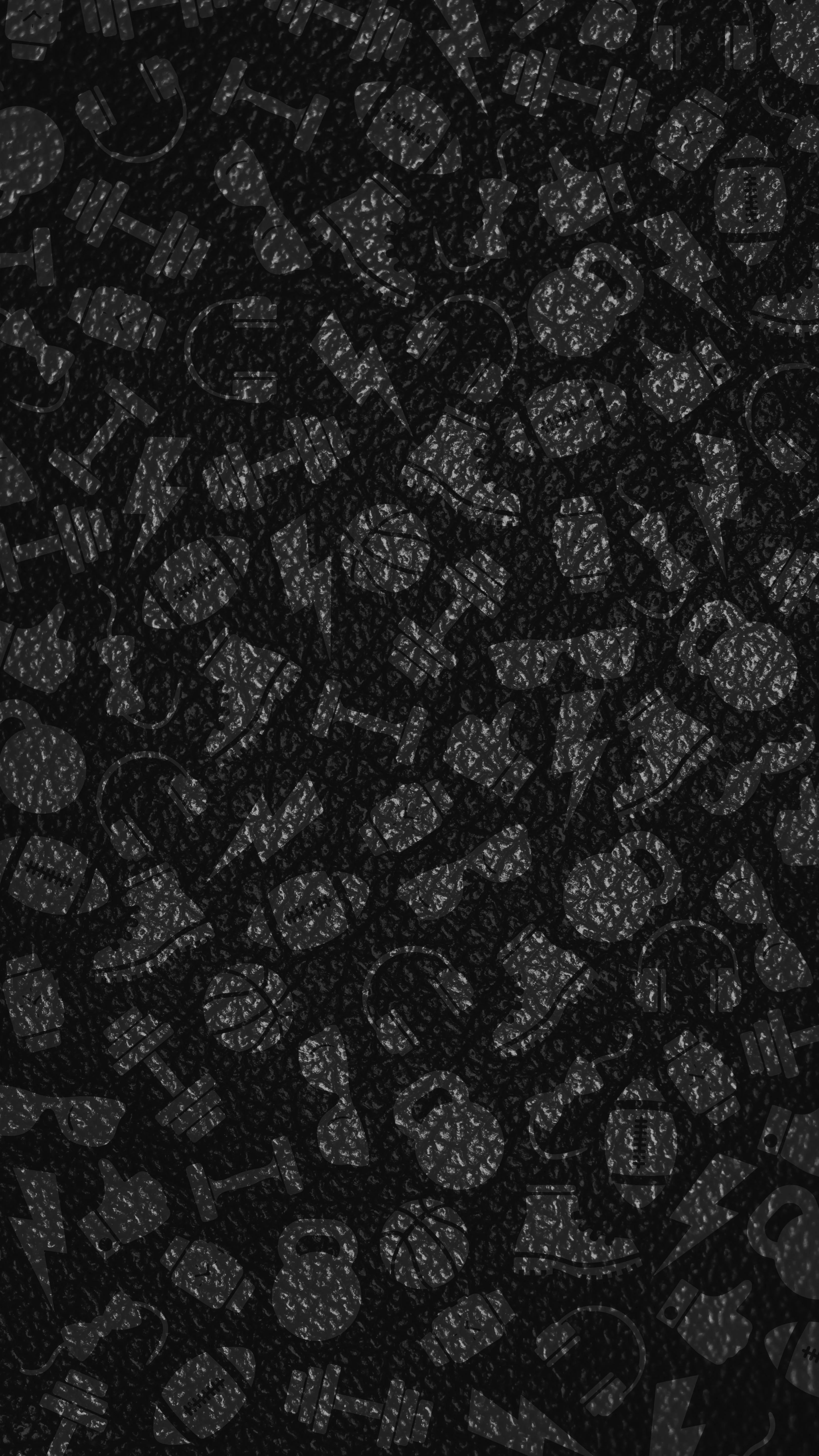 Fitness Icons Background for Gym and Workout Motivation