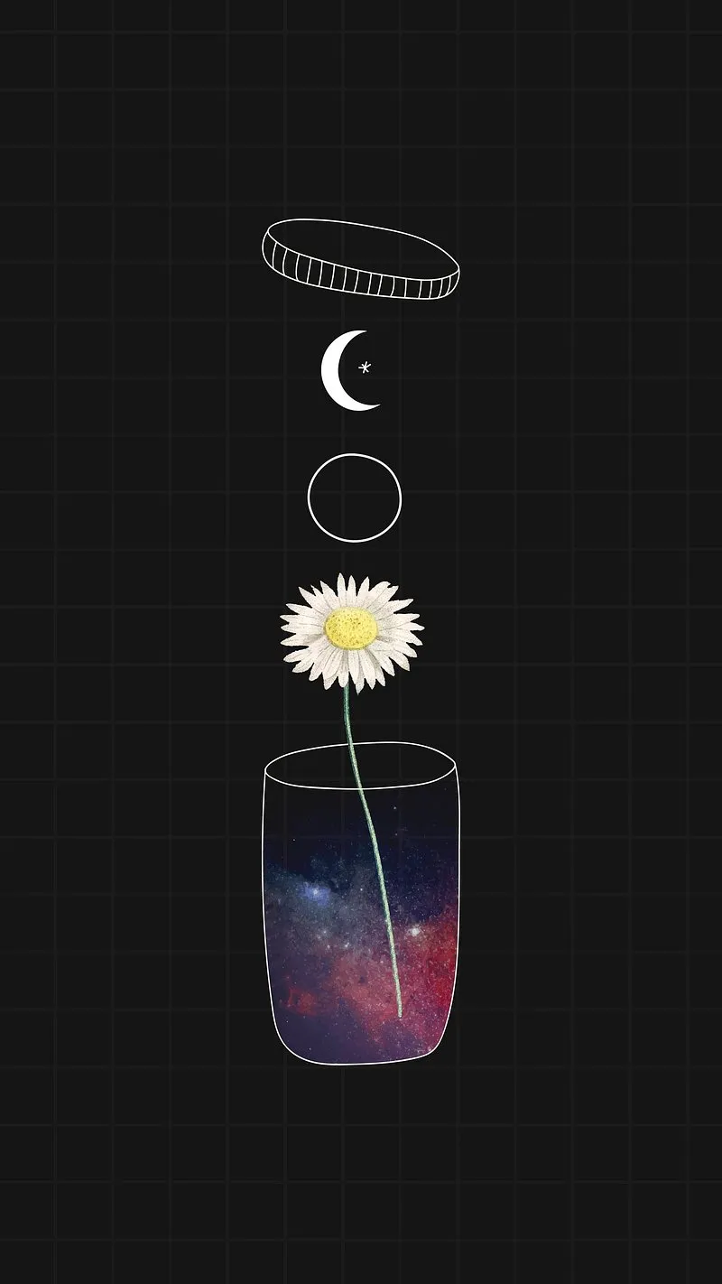 Floating Glass Bottle With Tiny Universe Inside Wallpaper