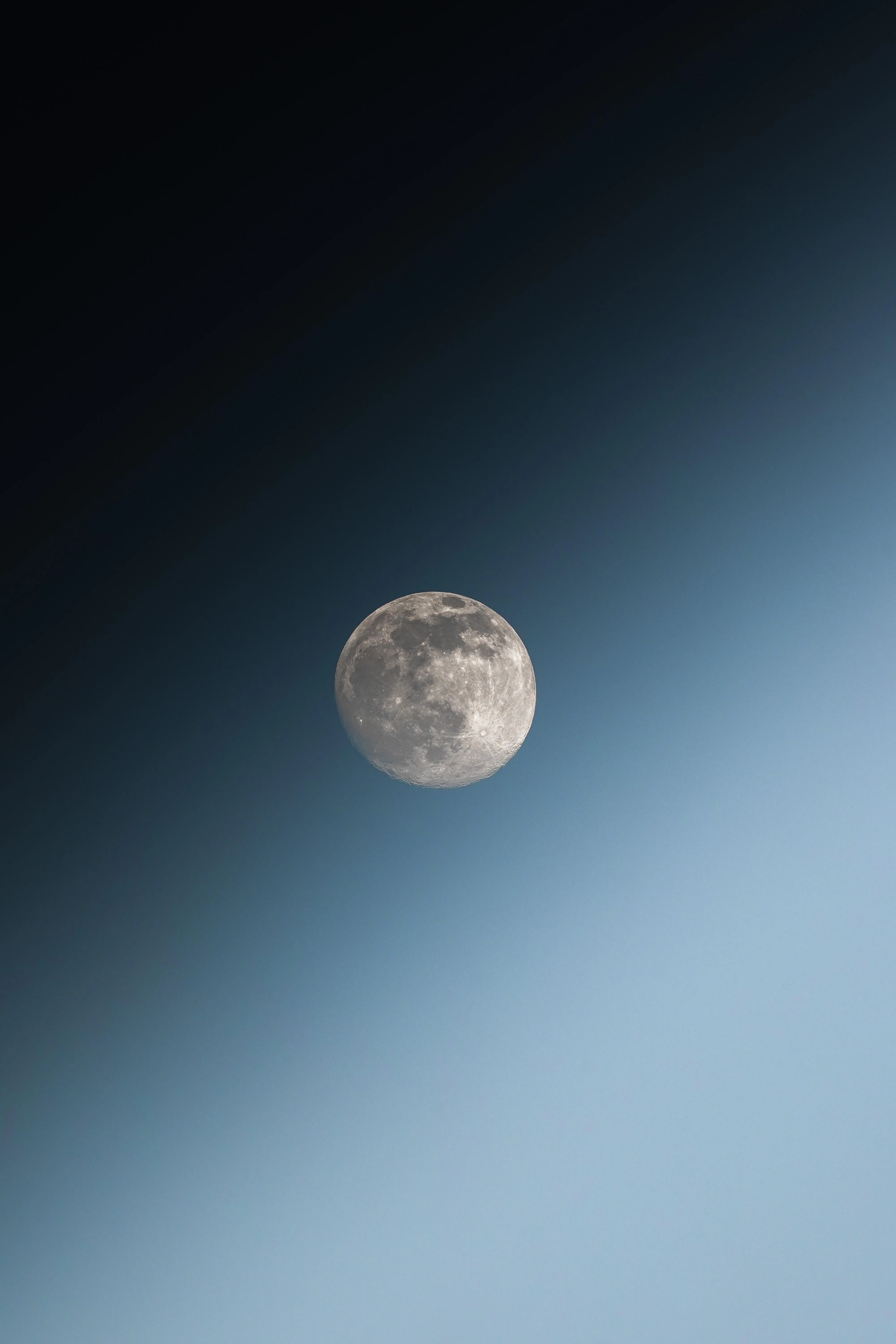Full Moon Shining Bright in The Dark Night Sky Wallpaper