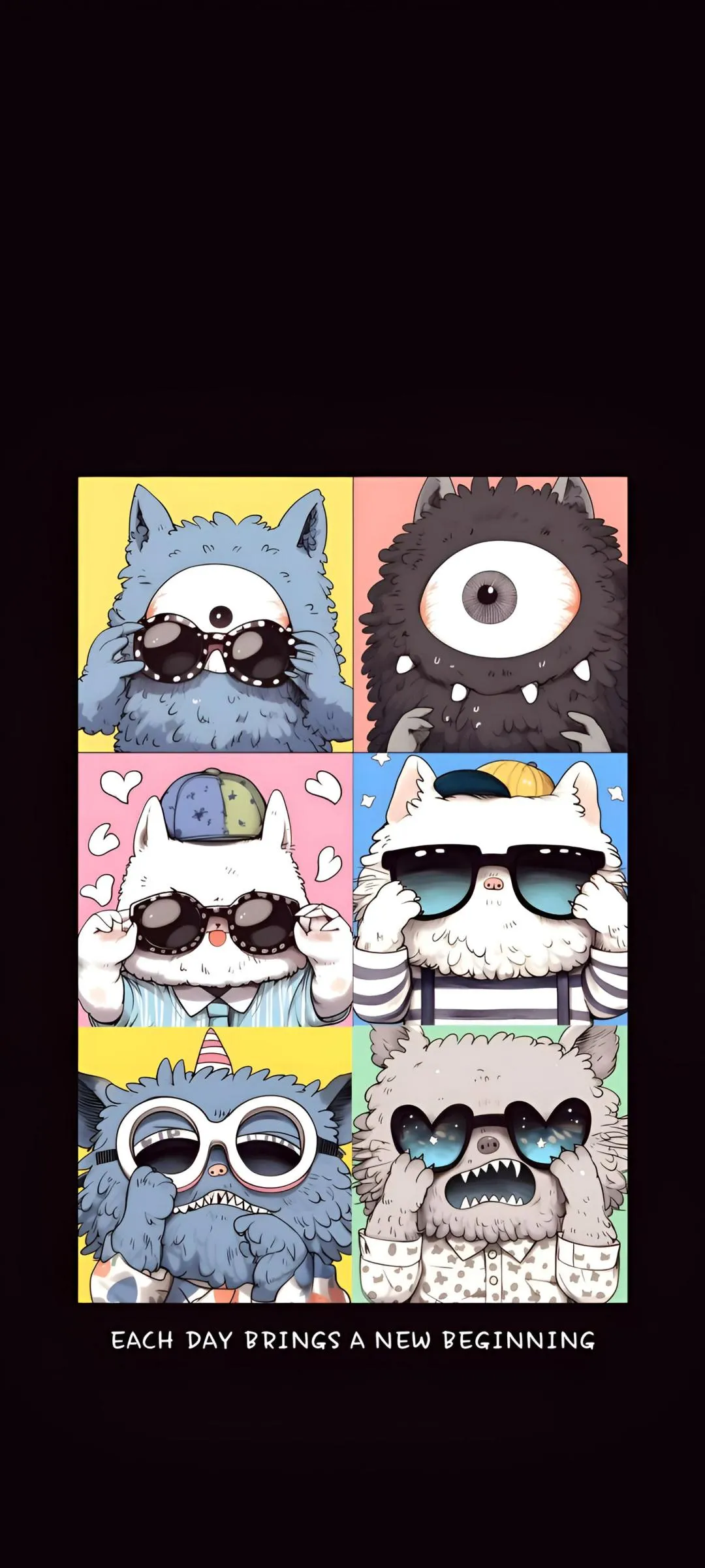 Funny Cartoon Faces With Text Meme Inspired Phone Art