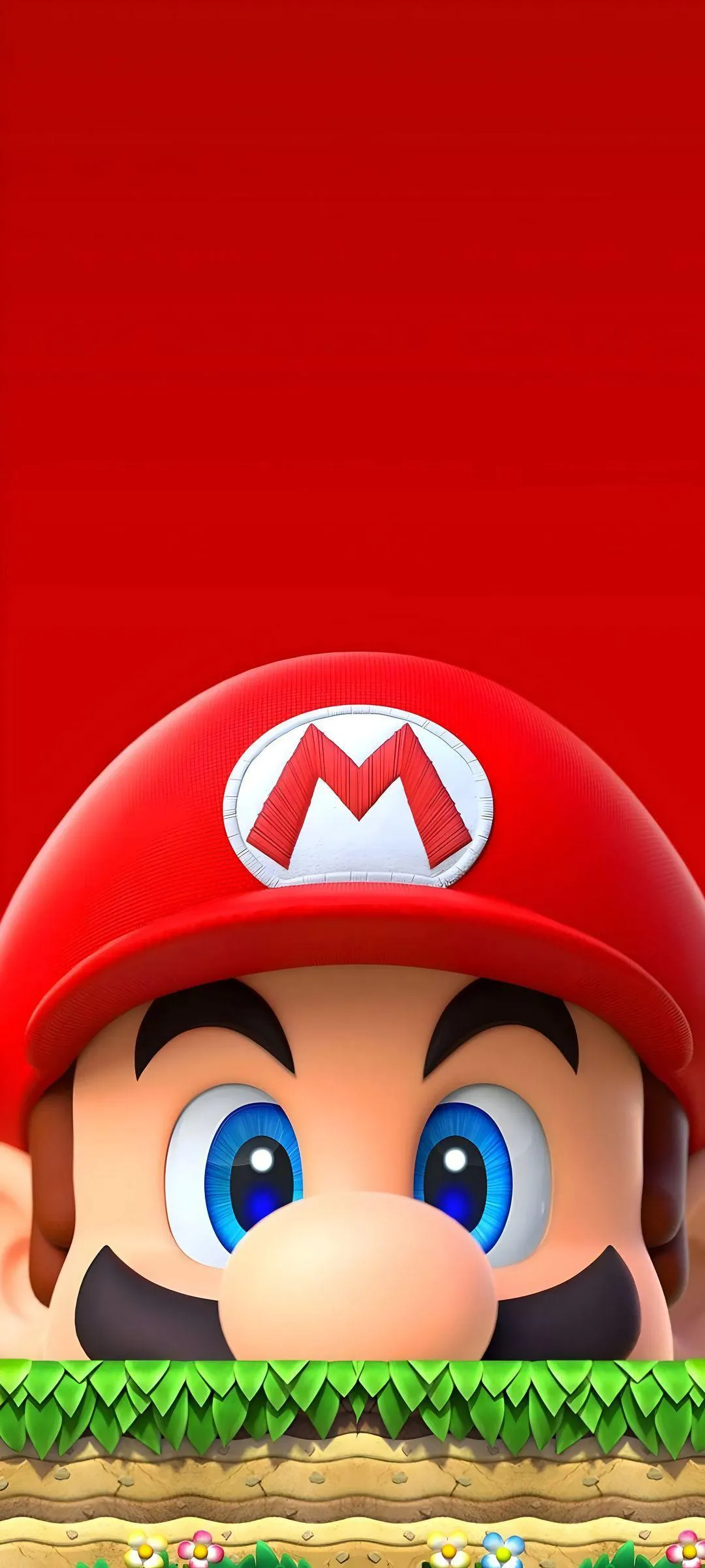 Funny Cartoon Game Character Red Hat Mobile Wallpaper