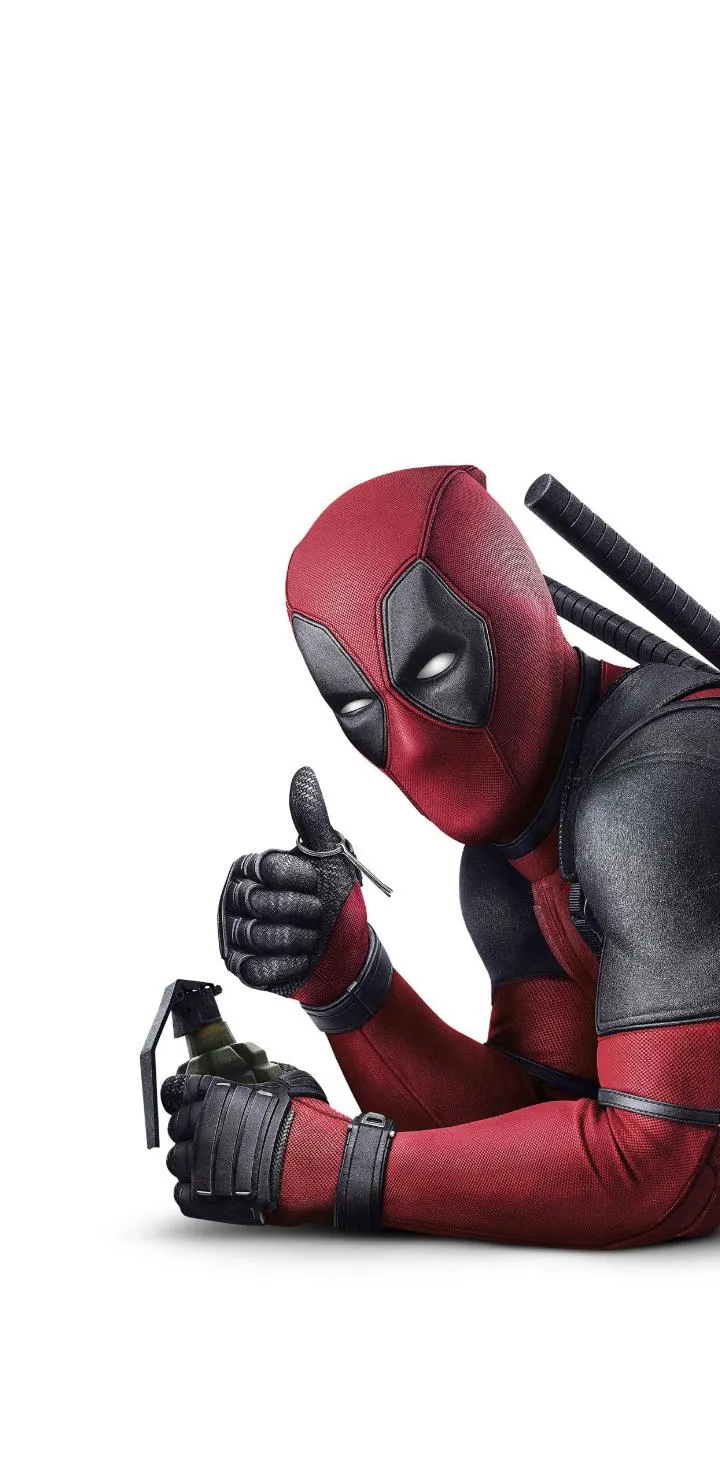 Funny Comic Deadpool Character Pose HD Mobile Wallpaper
