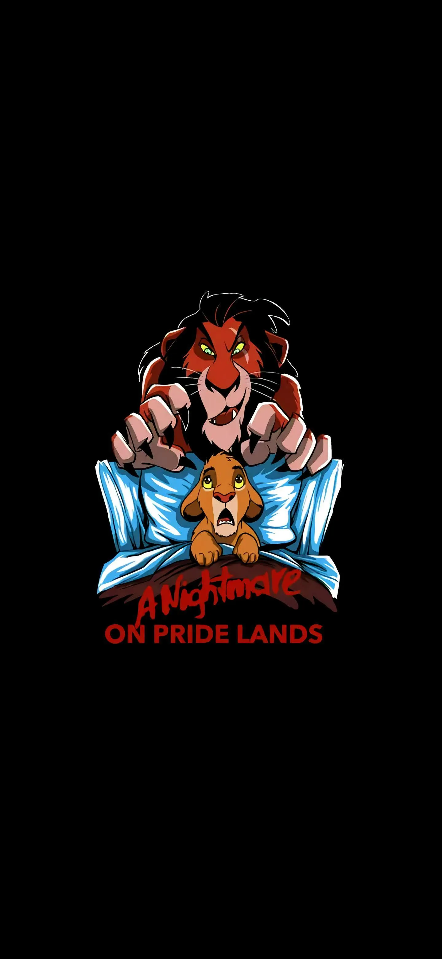 Funny Crossover Art Featuring A Nightmare on Pride Lands