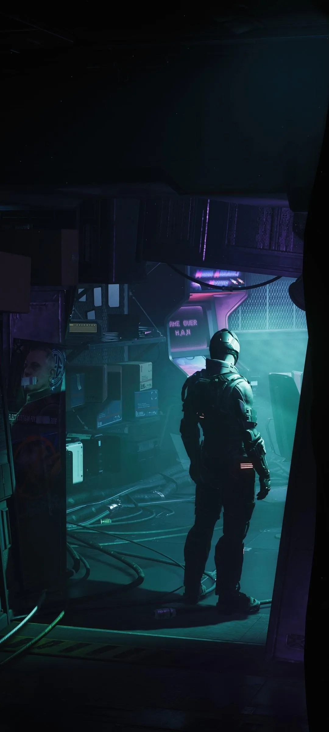 Futuristic City Scene Wallpaper for Sci Fi Style