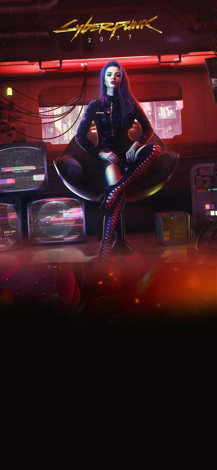 Futuristic Cyber Samurai Wallpaper for Mobile Users