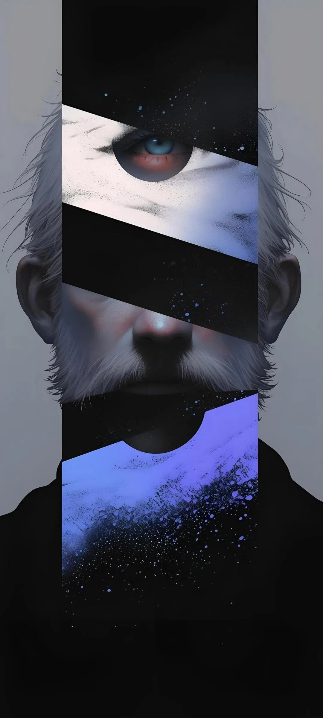 Futuristic Masked Character for Mystery Phone Theme